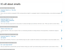Tablet Screenshot of emailmatters.blogspot.com