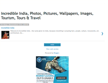 Tablet Screenshot of incredibleindiapictures.blogspot.com