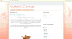 Desktop Screenshot of cooperscravings.blogspot.com