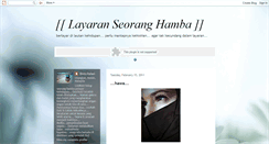 Desktop Screenshot of layarhamba.blogspot.com