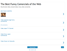 Tablet Screenshot of funnycomercials.blogspot.com