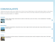 Tablet Screenshot of comunicalafate.blogspot.com