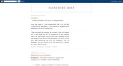 Desktop Screenshot of flirtdirt.blogspot.com