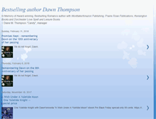 Tablet Screenshot of dawnthompsonauthor.blogspot.com