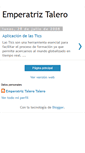 Mobile Screenshot of emperatriztalero.blogspot.com