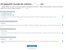 Tablet Screenshot of mimundodecolores.blogspot.com