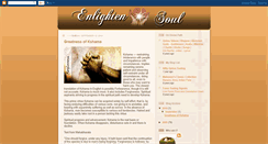 Desktop Screenshot of enlightensoul.blogspot.com