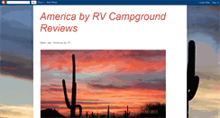 Desktop Screenshot of america-by-rv-campground-reviews.blogspot.com