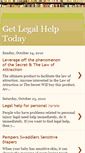 Mobile Screenshot of getlegalhelptoday.blogspot.com