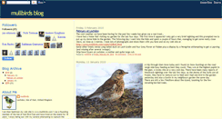 Desktop Screenshot of mullbirdsblog.blogspot.com