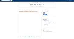 Desktop Screenshot of ivoryscales.blogspot.com