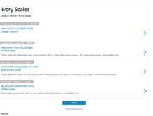 Tablet Screenshot of ivoryscales.blogspot.com
