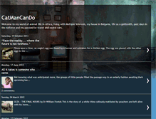 Tablet Screenshot of catmancando.blogspot.com