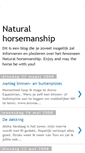 Mobile Screenshot of naturalhorse-man-ship.blogspot.com