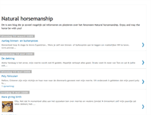 Tablet Screenshot of naturalhorse-man-ship.blogspot.com