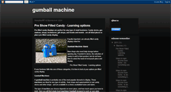 Desktop Screenshot of gumballmachinestand.blogspot.com