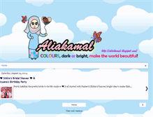 Tablet Screenshot of aliakamal.blogspot.com