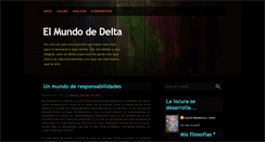 Desktop Screenshot of elmundodedelta.blogspot.com