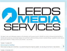 Tablet Screenshot of leedsmediaservices.blogspot.com