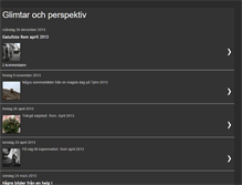 Tablet Screenshot of glimtarochperspektiv.blogspot.com