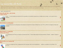 Tablet Screenshot of maravillademiperu.blogspot.com