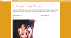 Desktop Screenshot of celebritydailyphoto.blogspot.com