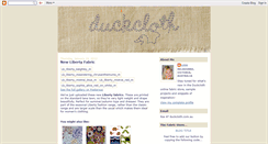 Desktop Screenshot of duckcloth.blogspot.com