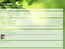 Tablet Screenshot of clivewilson.blogspot.com