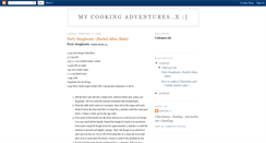 Desktop Screenshot of mycookingadventuresh.blogspot.com