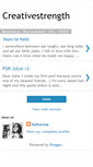 Mobile Screenshot of creativestrength-katherine.blogspot.com