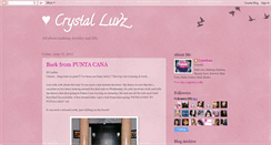 Desktop Screenshot of crystalluvz.blogspot.com