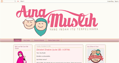 Desktop Screenshot of produksi-anamuslimah.blogspot.com