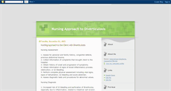 Desktop Screenshot of nursingapproachdiverticulosis.blogspot.com
