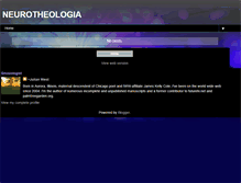 Tablet Screenshot of neurotheologia.blogspot.com