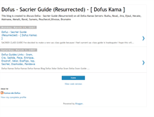 Tablet Screenshot of dofus-sacrier.blogspot.com