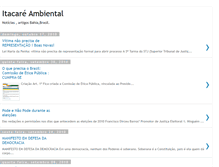 Tablet Screenshot of itacaremeioambiente.blogspot.com