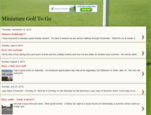 Tablet Screenshot of miniaturegolftogo.blogspot.com