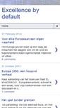 Mobile Screenshot of excellencebydefault.blogspot.com