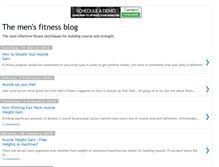 Tablet Screenshot of mens-fitness-blog.blogspot.com