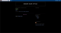 Desktop Screenshot of demir-demirhairstyle.blogspot.com