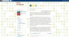 Desktop Screenshot of goodgoodman.blogspot.com