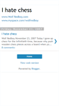 Mobile Screenshot of ihatechess.blogspot.com