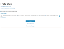 Tablet Screenshot of ihatechess.blogspot.com