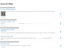 Tablet Screenshot of love-of-fiber.blogspot.com