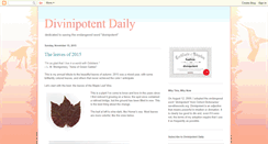 Desktop Screenshot of divinipotent.blogspot.com