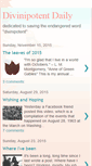 Mobile Screenshot of divinipotent.blogspot.com