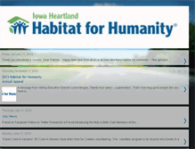 Tablet Screenshot of iowaheartlandhabitat.blogspot.com