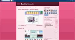 Desktop Screenshot of gabriella-sampaio.blogspot.com