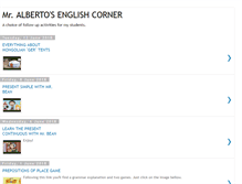Tablet Screenshot of mralbertosenglishcorner.blogspot.com