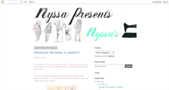 Desktop Screenshot of nyssapresents.blogspot.com